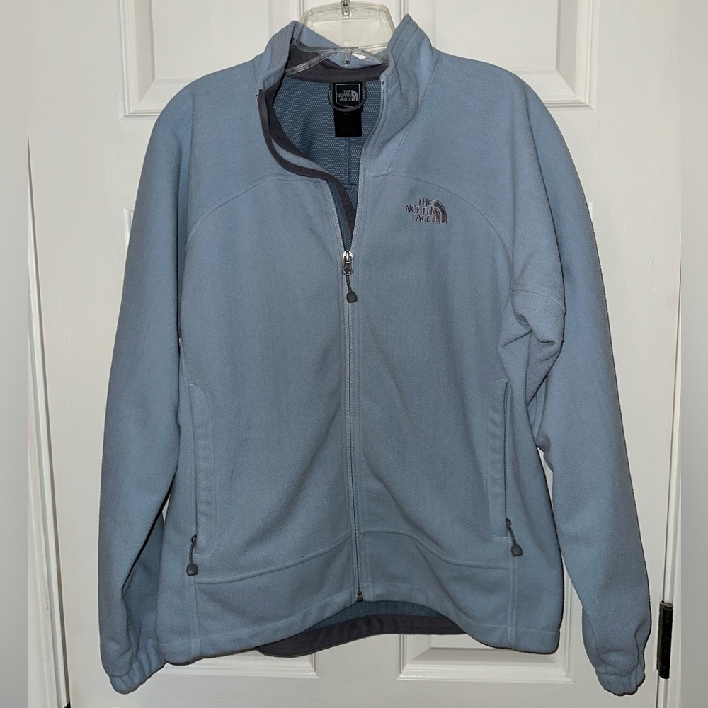 North Face Light Blue Jacket